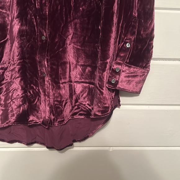 Tommy Bahama Velvet Sands Silk Blend LS Shirt Red Medium - Picture 7 of 9